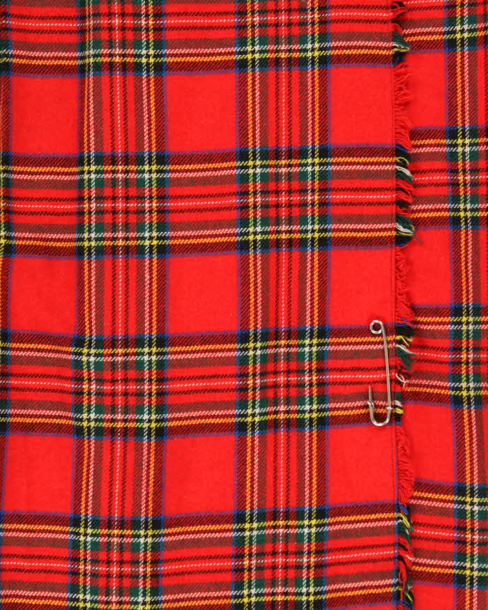 Vintage F.J Bacon Wool Blend Long Kilt - S