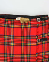 Vintage F.J Bacon Wool Blend Long Kilt - S