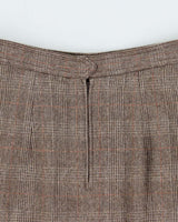 Vintage Evan-picone Check Wool Skirt - XS