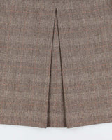 Vintage Evan-picone Check Wool Skirt - XS