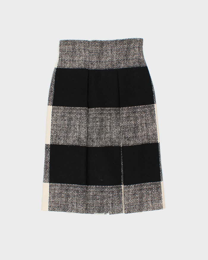 Vintage Yves Saint Laurent Check Skirt - XS