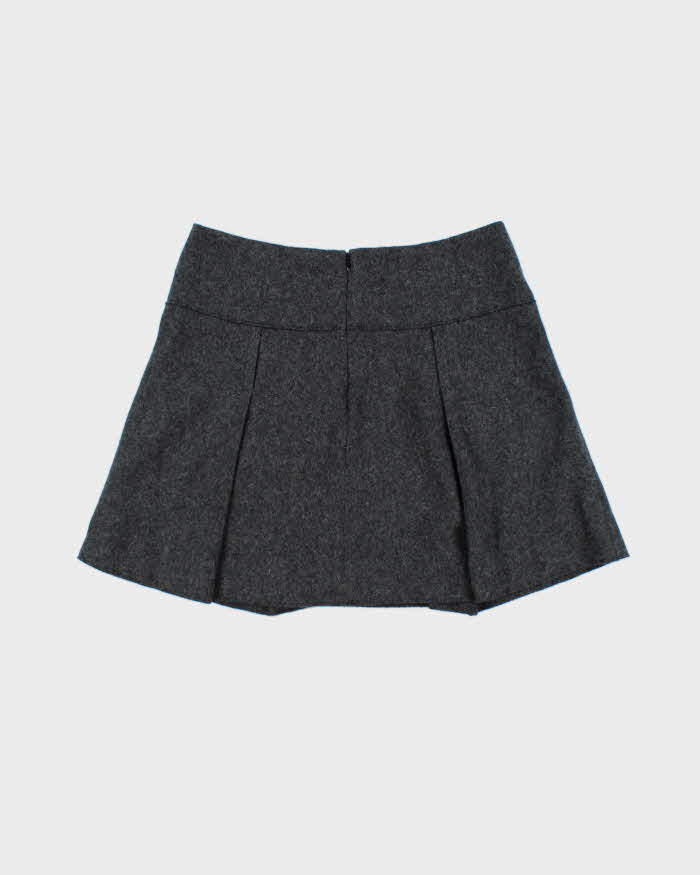 Vintage 00s Vince Wool Blend Mini Skirt - S