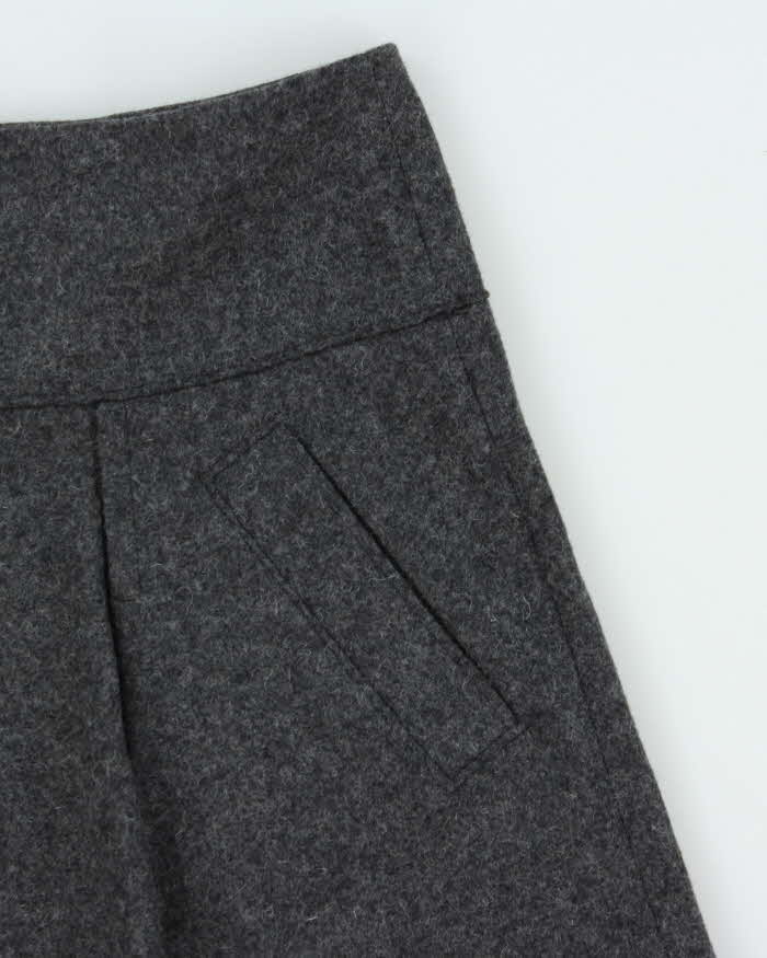 Vintage 00s Vince Wool Blend Mini Skirt - S