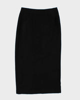 Vintage 90s Nolita Toggle Detail Wool &amp; Angora Skirt - S