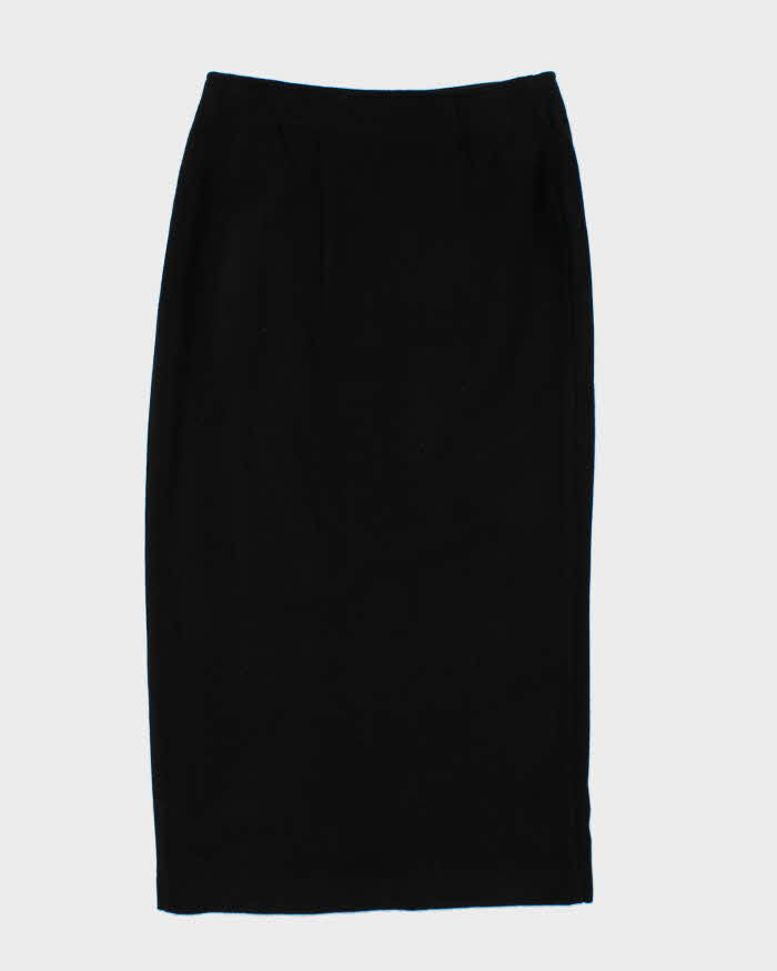 Vintage 90s Nolita Toggle Detail Wool &amp; Angora Skirt - S