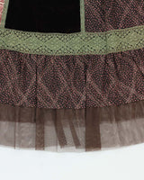 Vintage Y2k 00s Patchwork Floaty Skirt - M