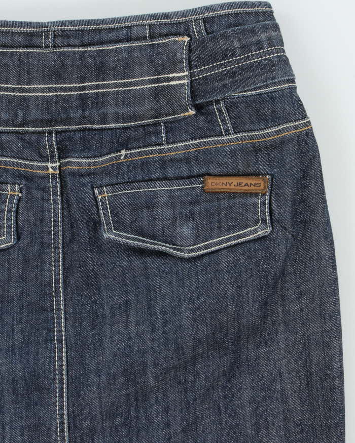 Vintage Y2k 00s DKNY Jeans Denim Skirt - XS