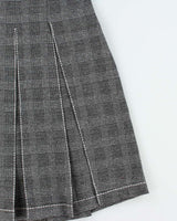 Vintage Vera Moda Pleated Checked Skirt - XS