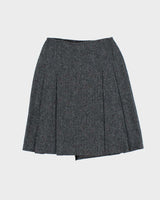 Vintage MaxMara Wool Buckle Skirt - XS