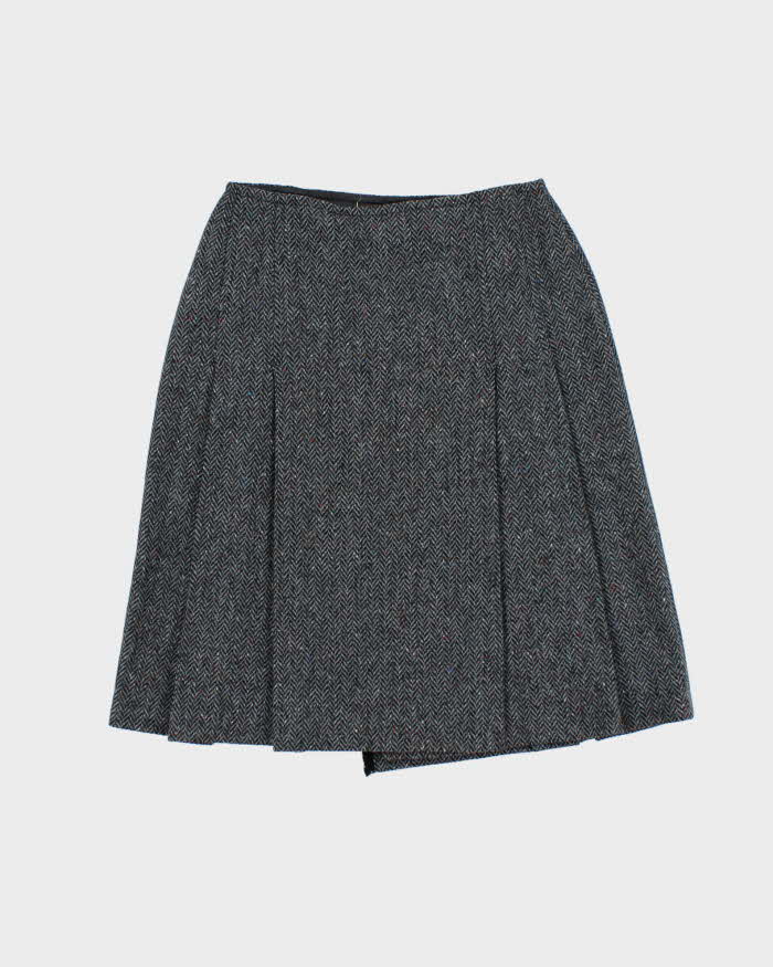 Vintage MaxMara Wool Buckle Skirt - XS