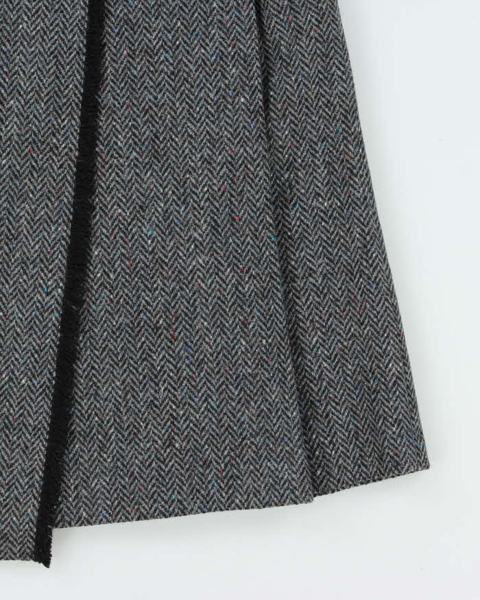Vintage MaxMara Wool Buckle Skirt - XS