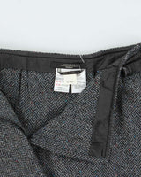 Vintage MaxMara Wool Buckle Skirt - XS