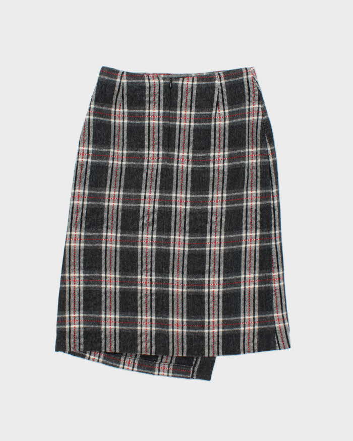 Vintage Marisfrolg Wool Blend Wrap Buckle Skirt - XS