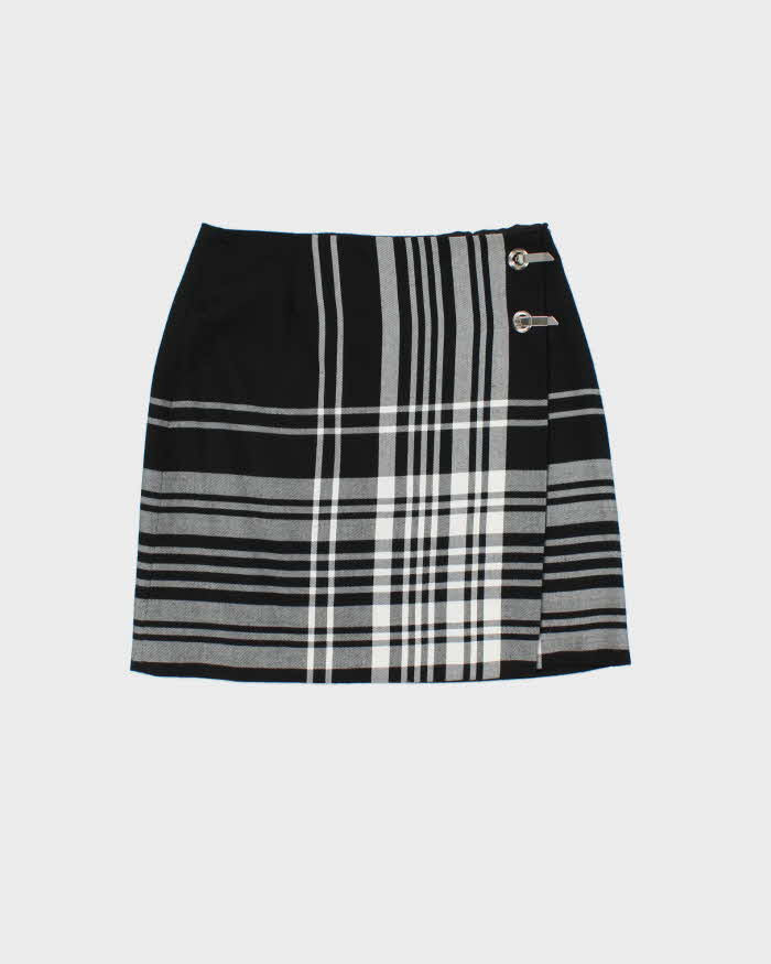 Vintage 00s Bandolini Checked Clasp Skirt - S