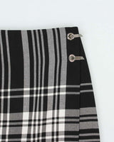 Vintage 00s Bandolini Checked Clasp Skirt - S