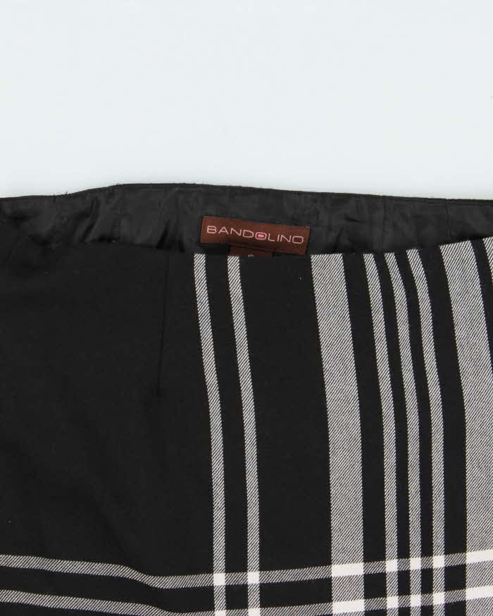 Vintage 00s Bandolini Checked Clasp Skirt - S