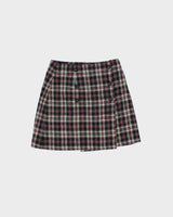 Vintage 00s U2 Clothing Wool Blend Checked Mini Skirt -XXS