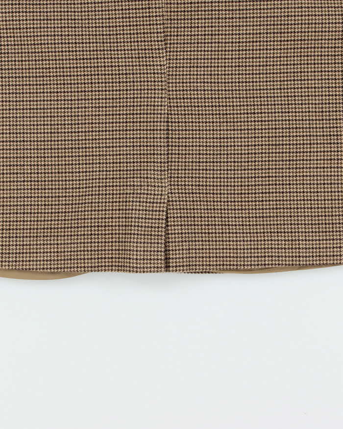 Vintage L.L. Bean Brushed Cotton Dog Tooth Skirt - XS