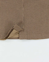 Vintage L.L. Bean Brushed Cotton Dog Tooth Skirt - XS