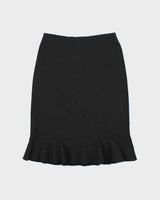 Vintage 90s Fairweather Glittery Ruffle Hem Skirt - XS
