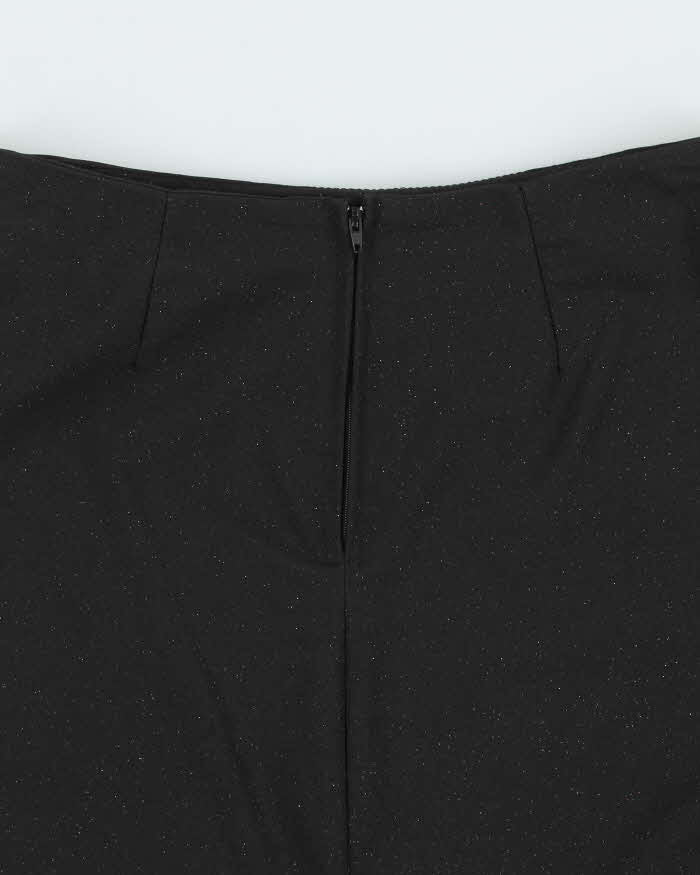 Vintage 90s Fairweather Glittery Ruffle Hem Skirt - XS