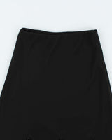 Vintage 90s Sharon Max Ruffle Sheer Hem Skirt - S