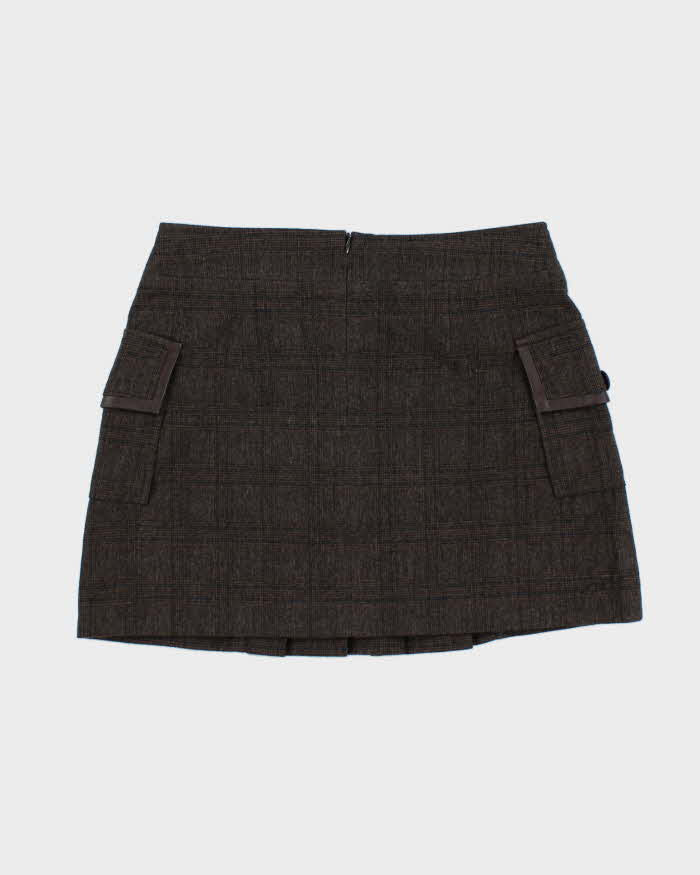 Vintage Y2k 00s Esprit Wool Blend Mini Skirt - XS