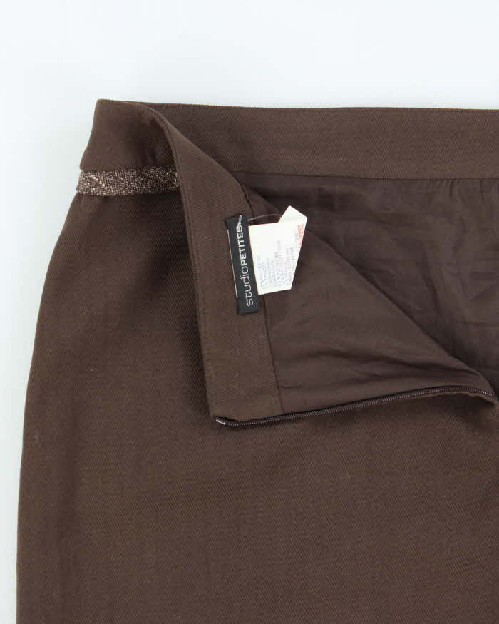 Vintage 90s Studio Petites Embroidered Skirt - M