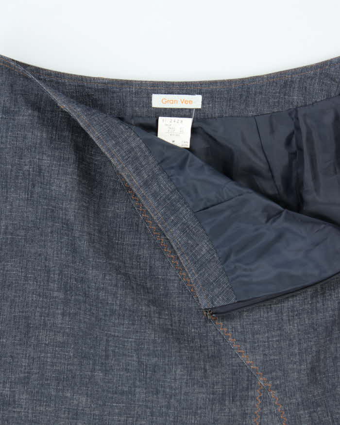 Vintage 90s 00s Gran Vee Denim Skirt - XS