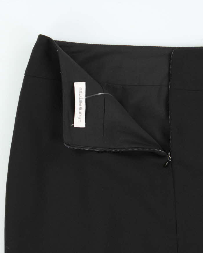 Vintage Y2k 00s Laura Ruffle Satin Hem Skirt - S