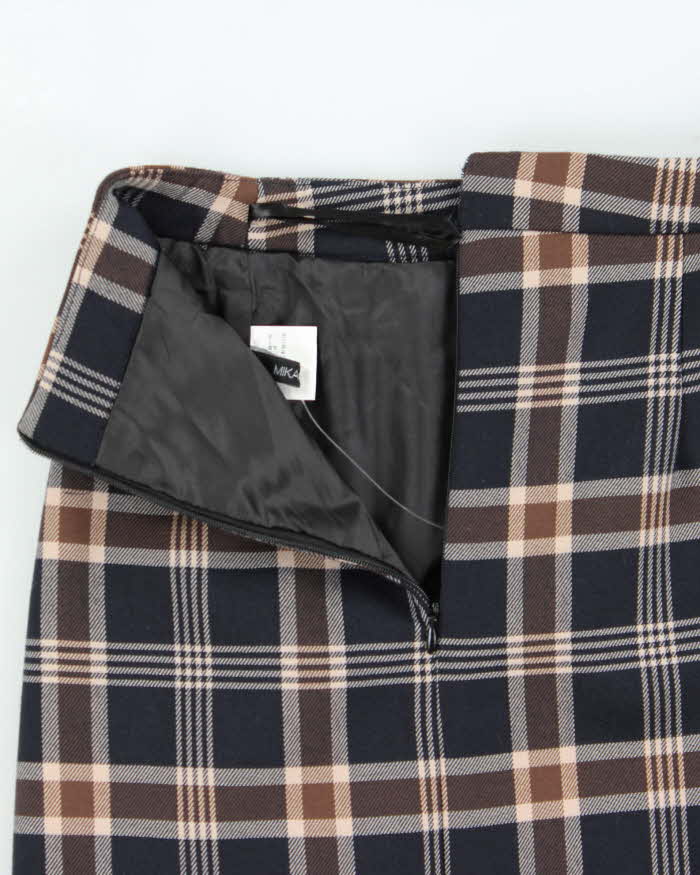 Vintage 00s Mika Studio Checked Skirt - XS
