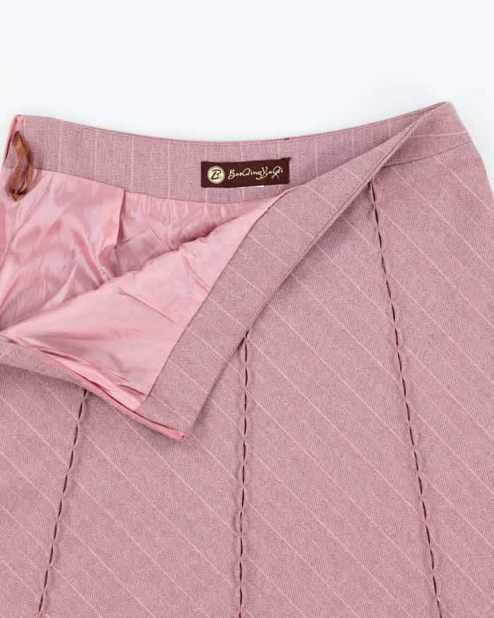 Vintage Y2k 00s BaoQingYaQi Pink Skirt - XS