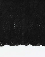 Vintage Danier Suede Cut-out Detail Skirt - S