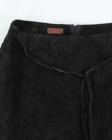 Vintage Danier Suede Cut-out Detail Skirt - S