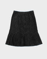 Vintage Alfani Suede Flared Skirt - XXS
