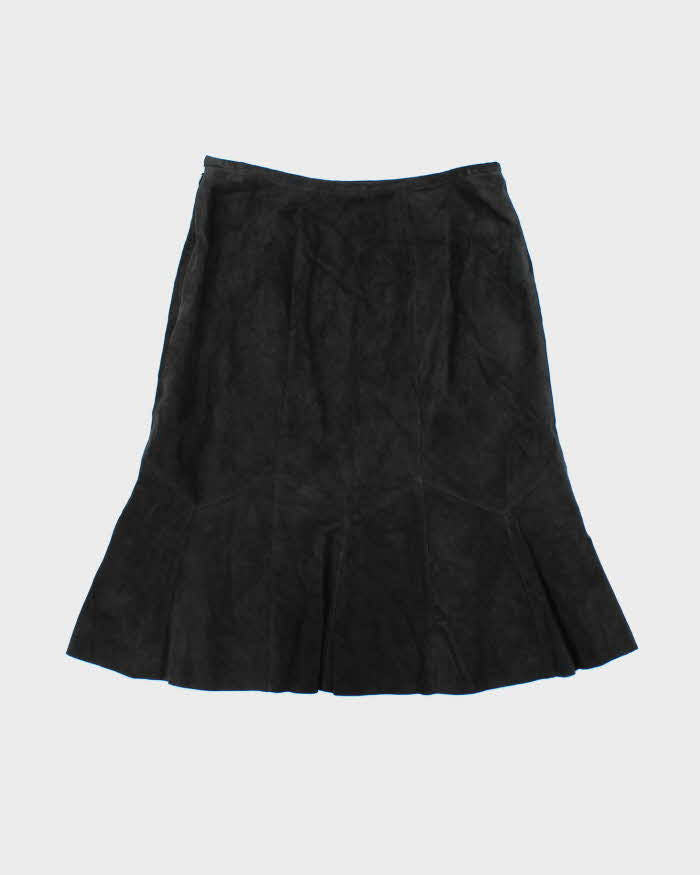 Vintage Alfani Suede Flared Skirt - XXS