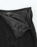 Vintage Alfani Suede Flared Skirt - XXS