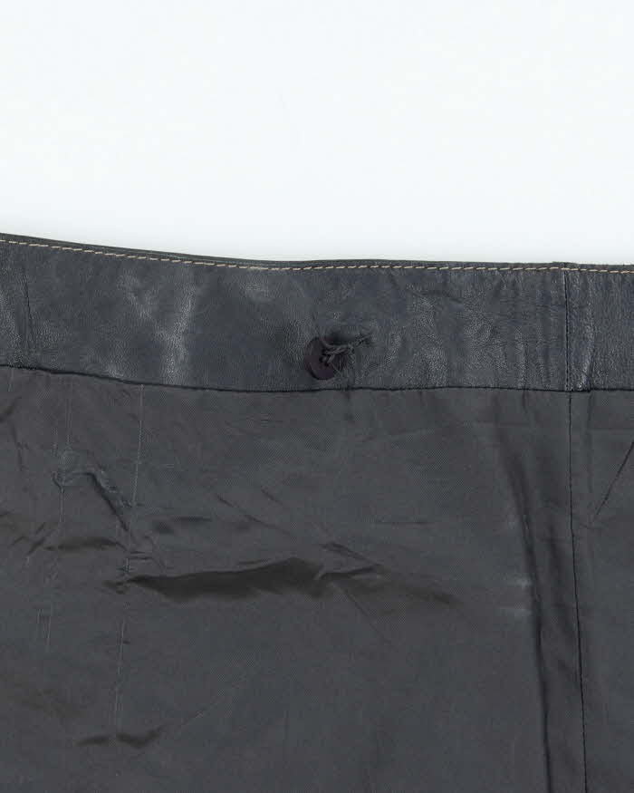 Vintage Danier Leather Wrap Skirt - XS