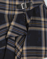 Vintage 00s Yorkland Checked Buckle Skirt - XXS