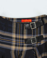 Vintage 00s Yorkland Checked Buckle Skirt - XXS
