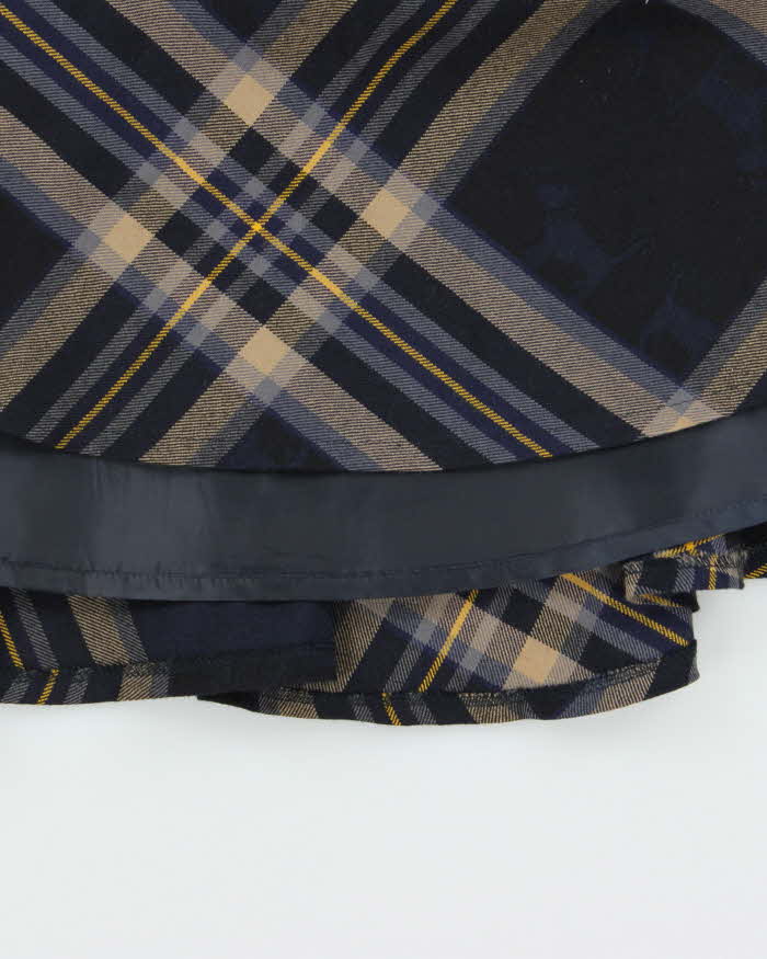 Vintage 00s Yorkland Checked Buckle Skirt - XXS