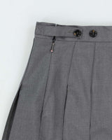 Thom Browne Pleated Wool Midi Skirt - S