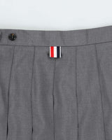 Thom Browne Pleated Wool Midi Skirt - S