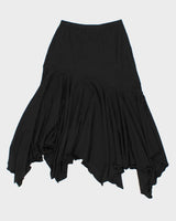 Vintage 90s 00s Eugenia Handkerchief Hem Skirt - S