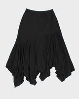 Vintage 90s 00s Eugenia Handkerchief Hem Skirt - S