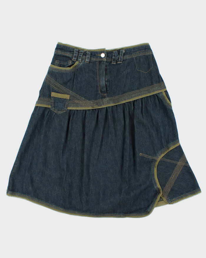 Vintage Y2k 00s Solola Denim Skirt - XS