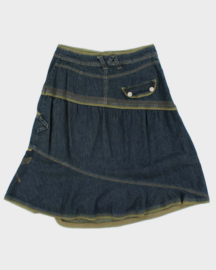 Vintage Y2k 00s Solola Denim Skirt - XS