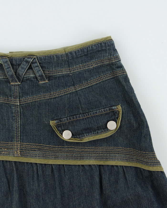 Vintage Y2k 00s Solola Denim Skirt - XS