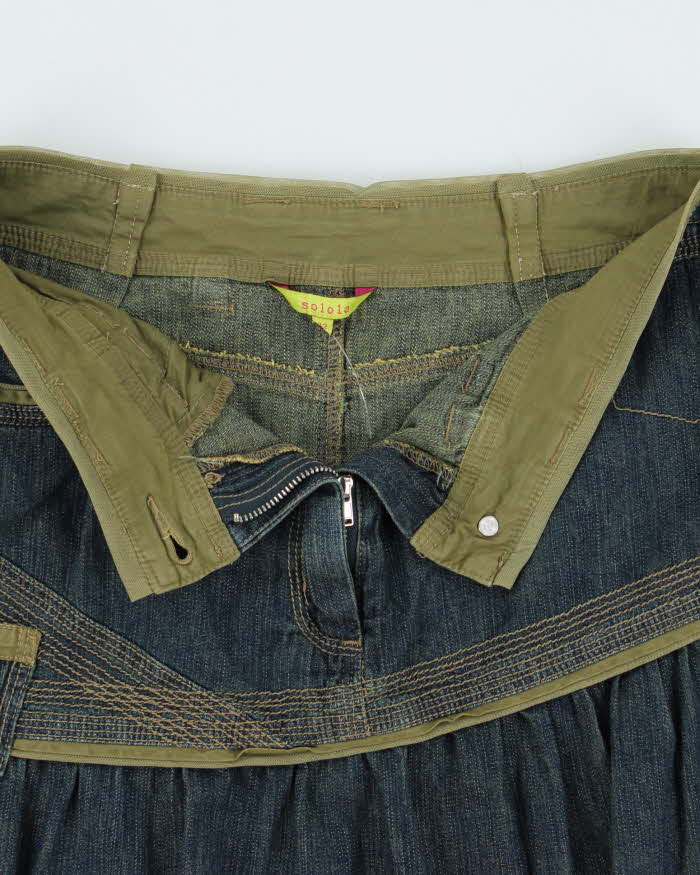 Vintage Y2k 00s Solola Denim Skirt - XS