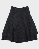Vintage 00s NewMan Wool &amp; Cotton Blend Skirt - S